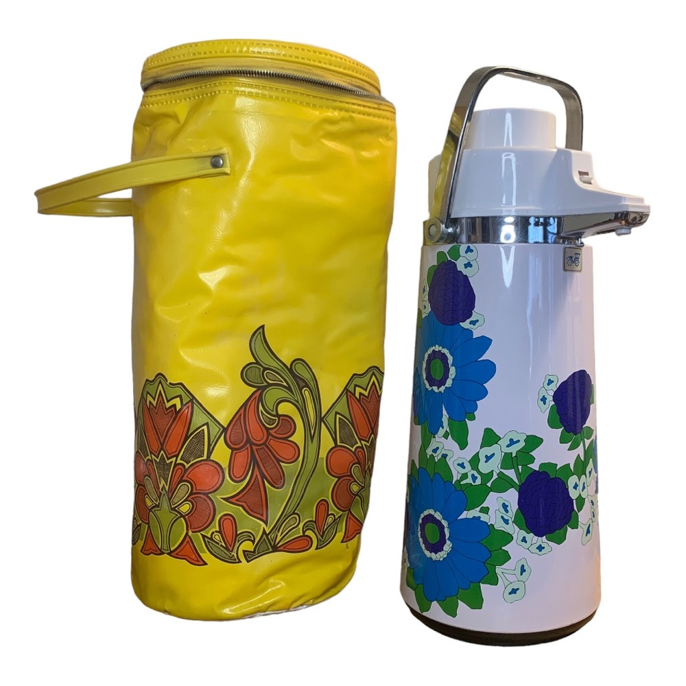 Air Pot Tea Coffee Beverage Dispenser Vacuum Thermos Carafe +Bag
